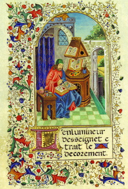medieval illuminations figures